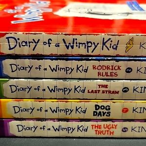 Diary of a Wimpy Kid book 1-5 (softcover)